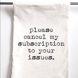 Issues Tea Towel